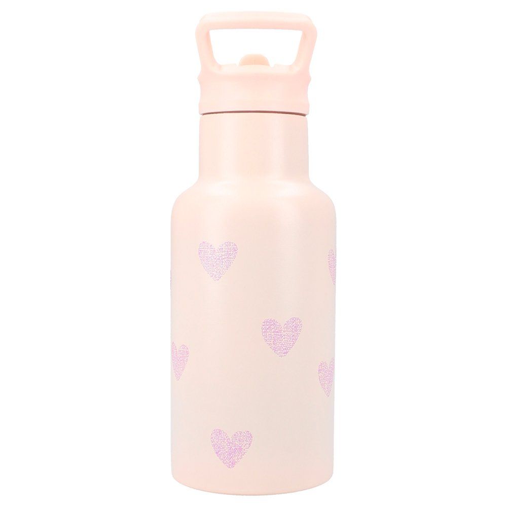 Gourde pour enfant 350 ml Kidzroom Coeur rose