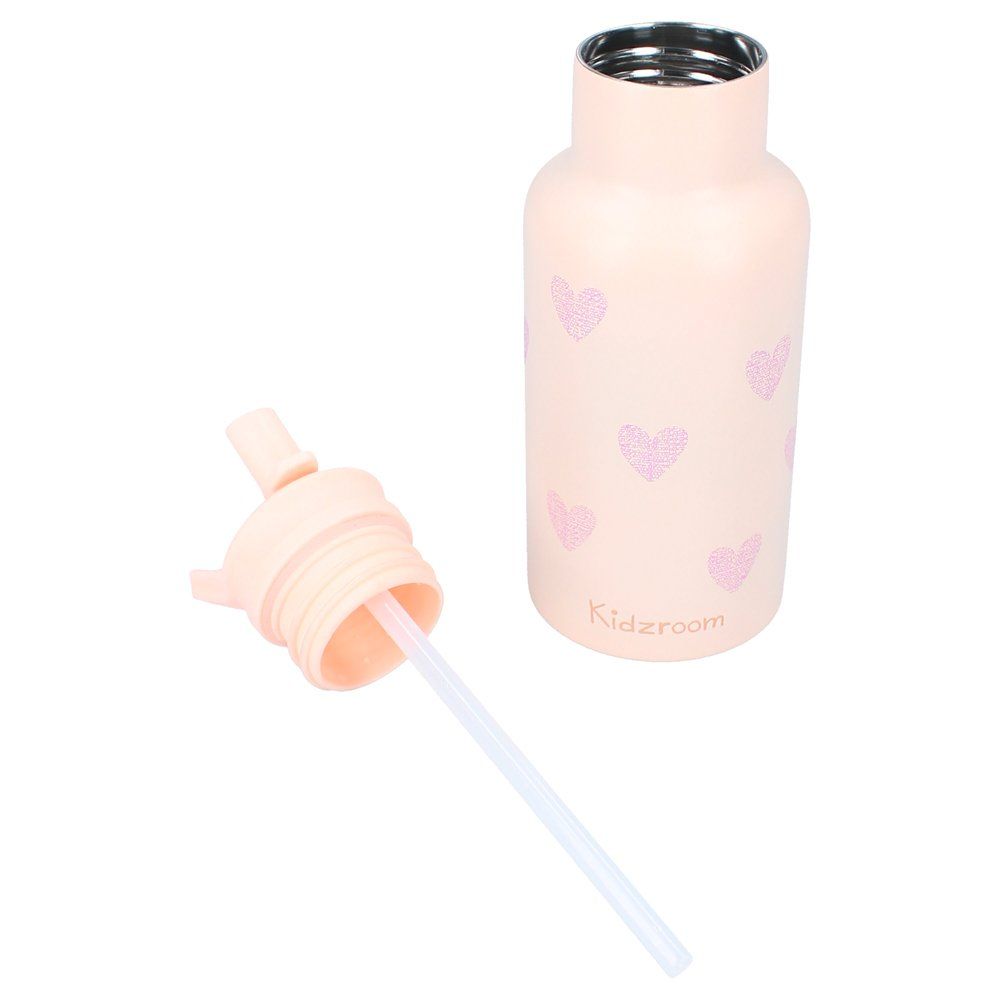 Gourde pour enfant 350 ml Kidzroom Coeur rose