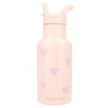 Gourde pour enfant 350 ml Kidzroom Coeur rose