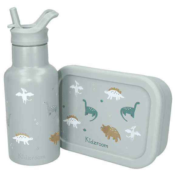 Gourde pour enfant 350 ml Kidzroom Dino vert