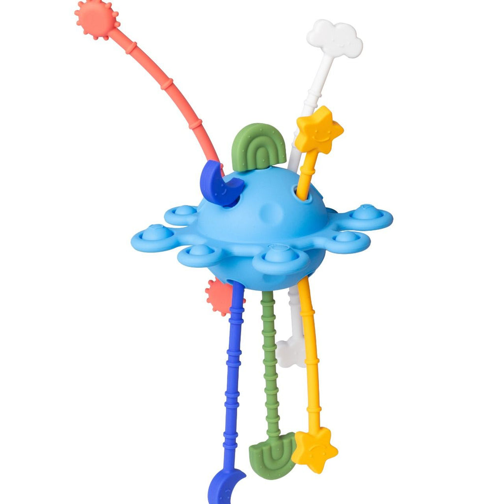 Jouet en silicone sensoriel planète Little L multico