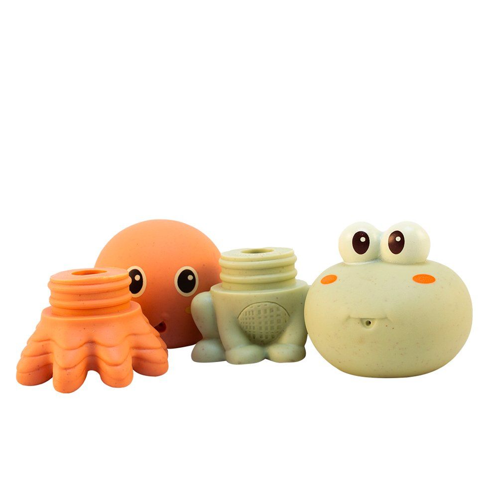 Jouets de bain 4 animaux d'eau écoresponsable Magni