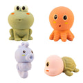 Jouets de bain 4 animaux d'eau écoresponsable Magni