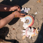 Jouets de bain bébé en néoprène Filibabba 3 licornes