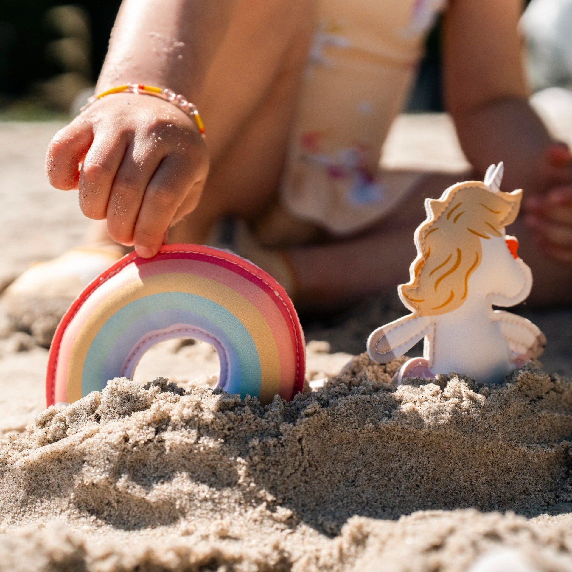 Jouets de bain bébé en néoprène Filibabba 3 licornes