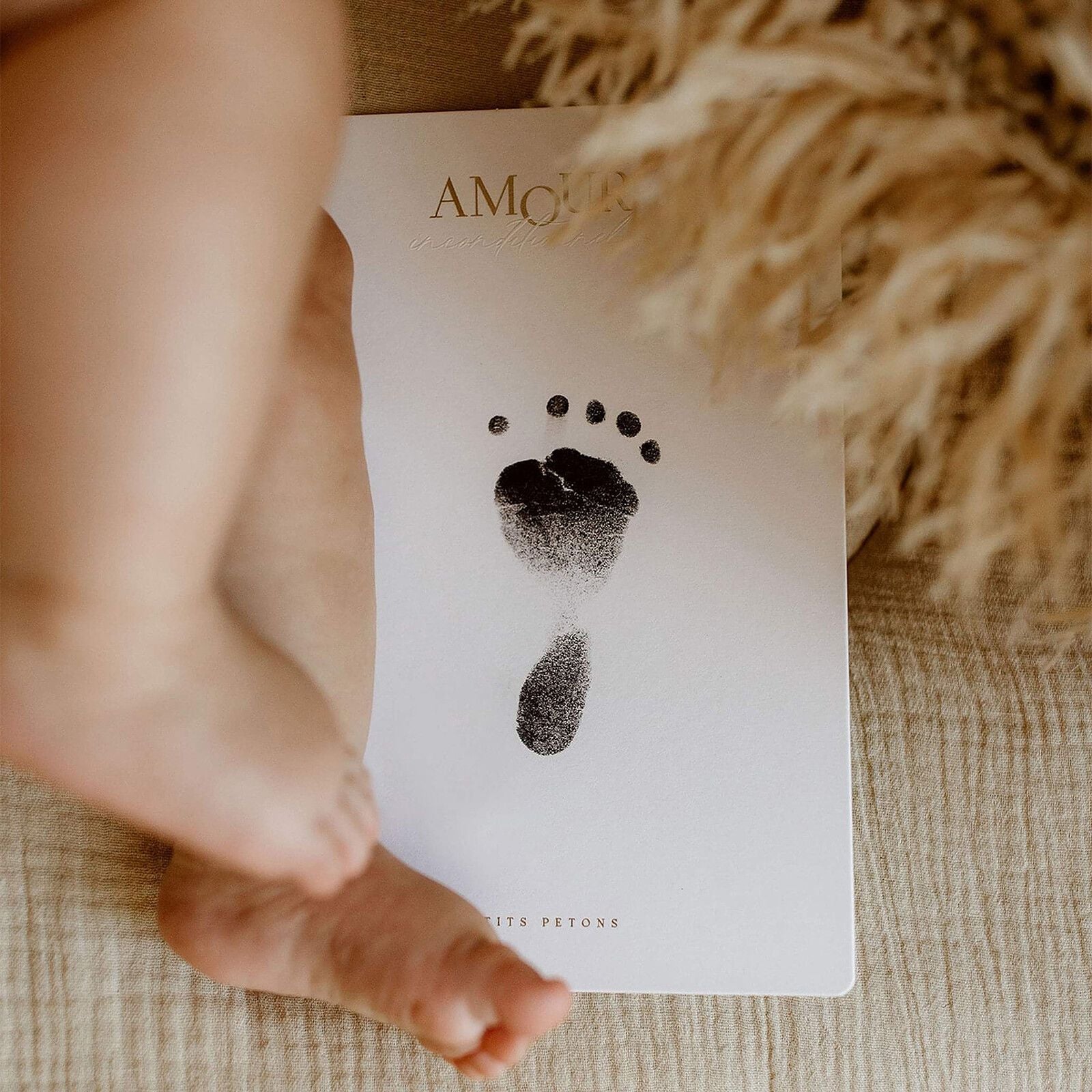 Kit d'empreintes pour bébé souvenir de naissance Zakuw