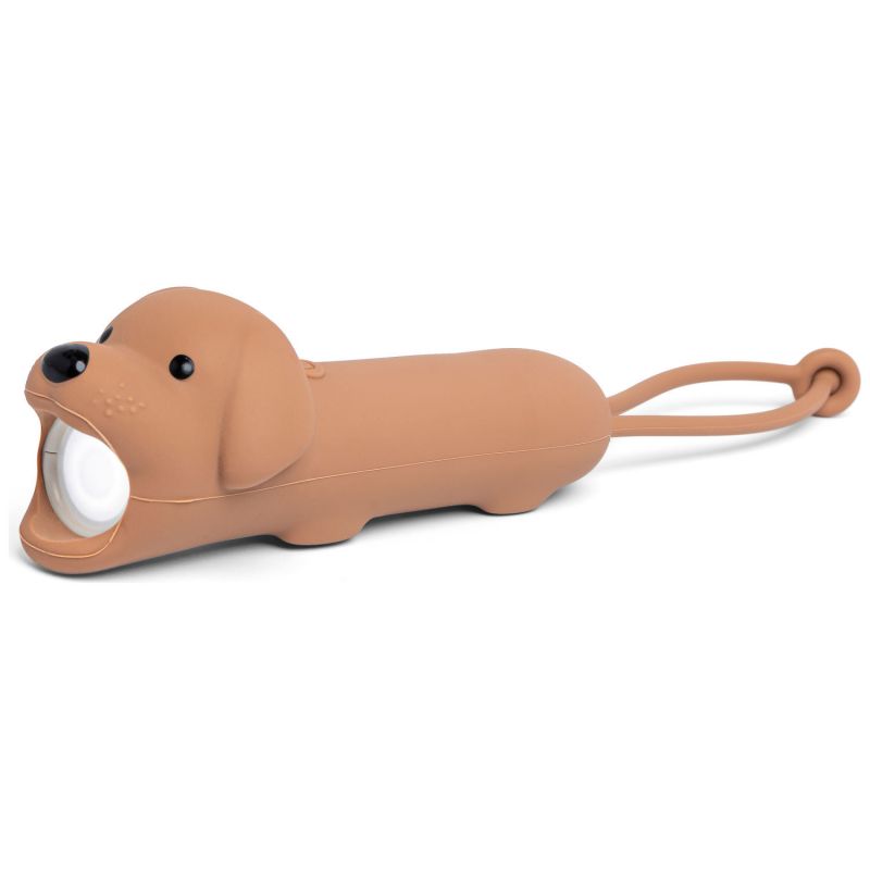 Lampe torche enfant en silicone Little L chien beige