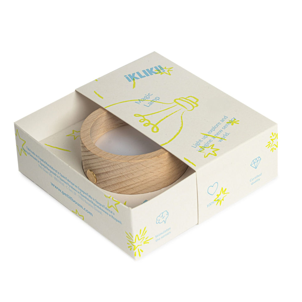 Lampe magique socle bouteille sensorielle Petit Boum