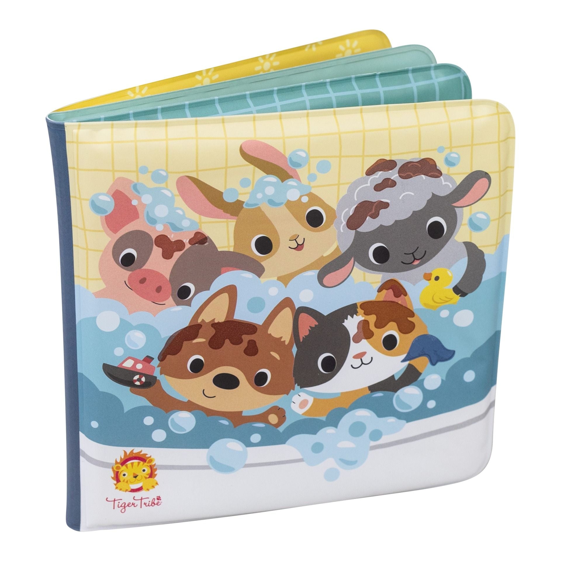 Livre de bain magique pour bébé Tiger Tribe ferme