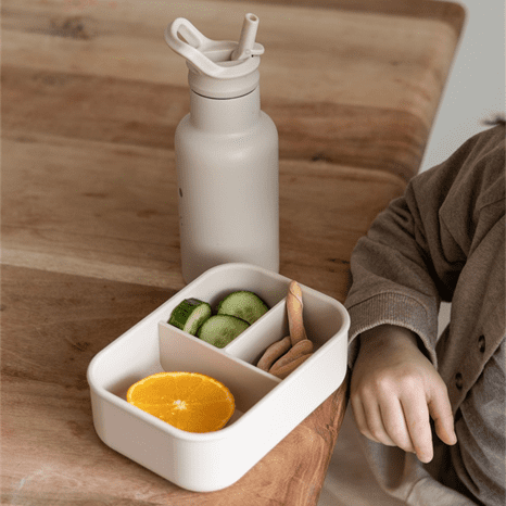 Lunch box compartiments silicone Kidzroom Ourson sable