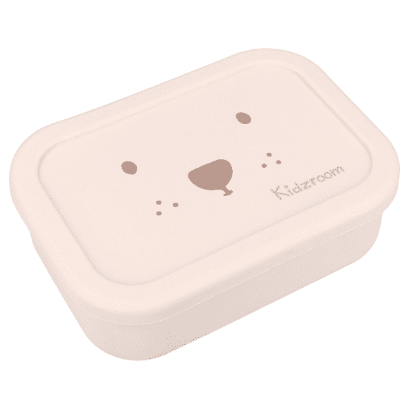Lunch box compartiments silicone Kidzroom Ourson sable
