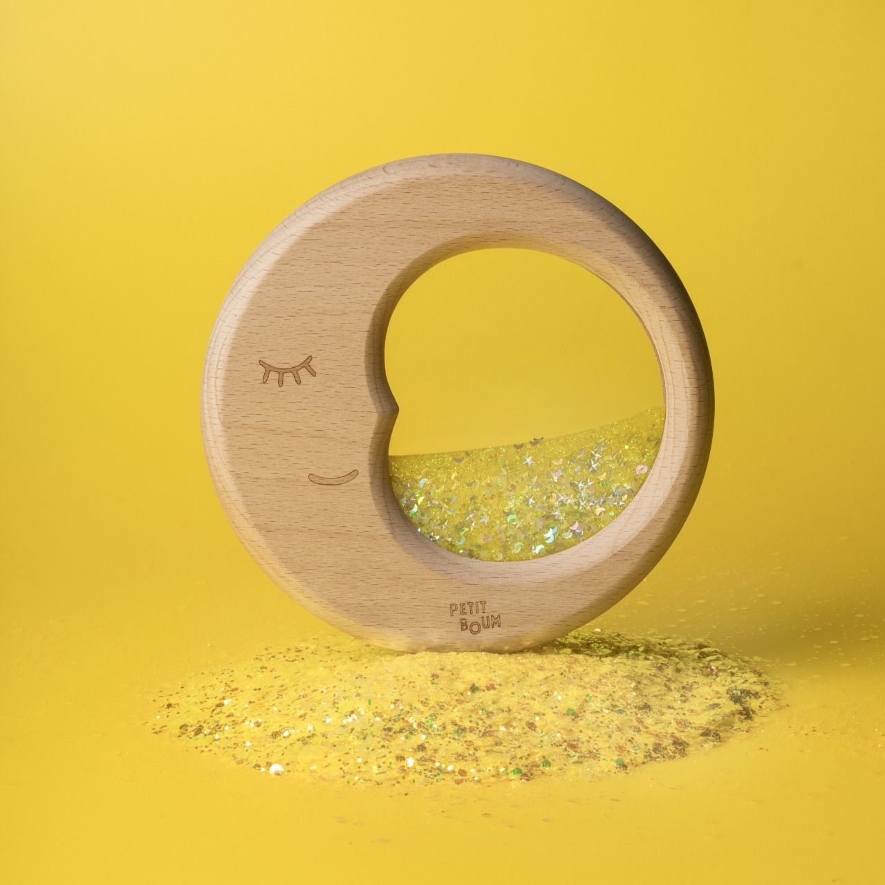 Lune sensorielle Flow Sensory Moon Petit Boum jaune