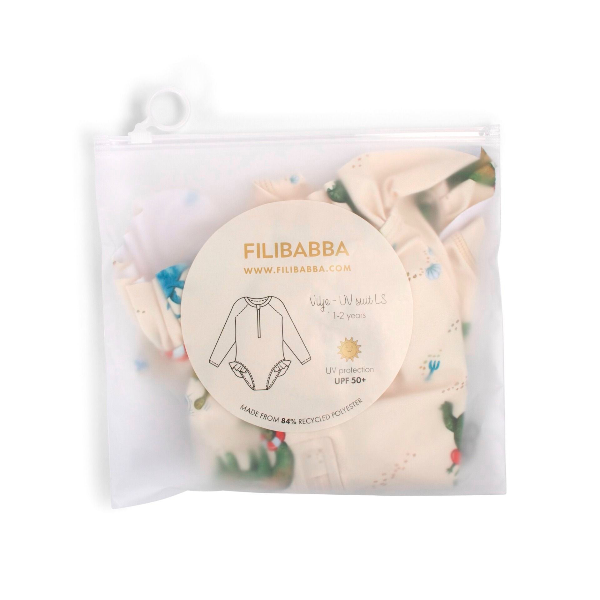 Maillot de bain fille 1pièce Vilje Filibabba Dino Beach