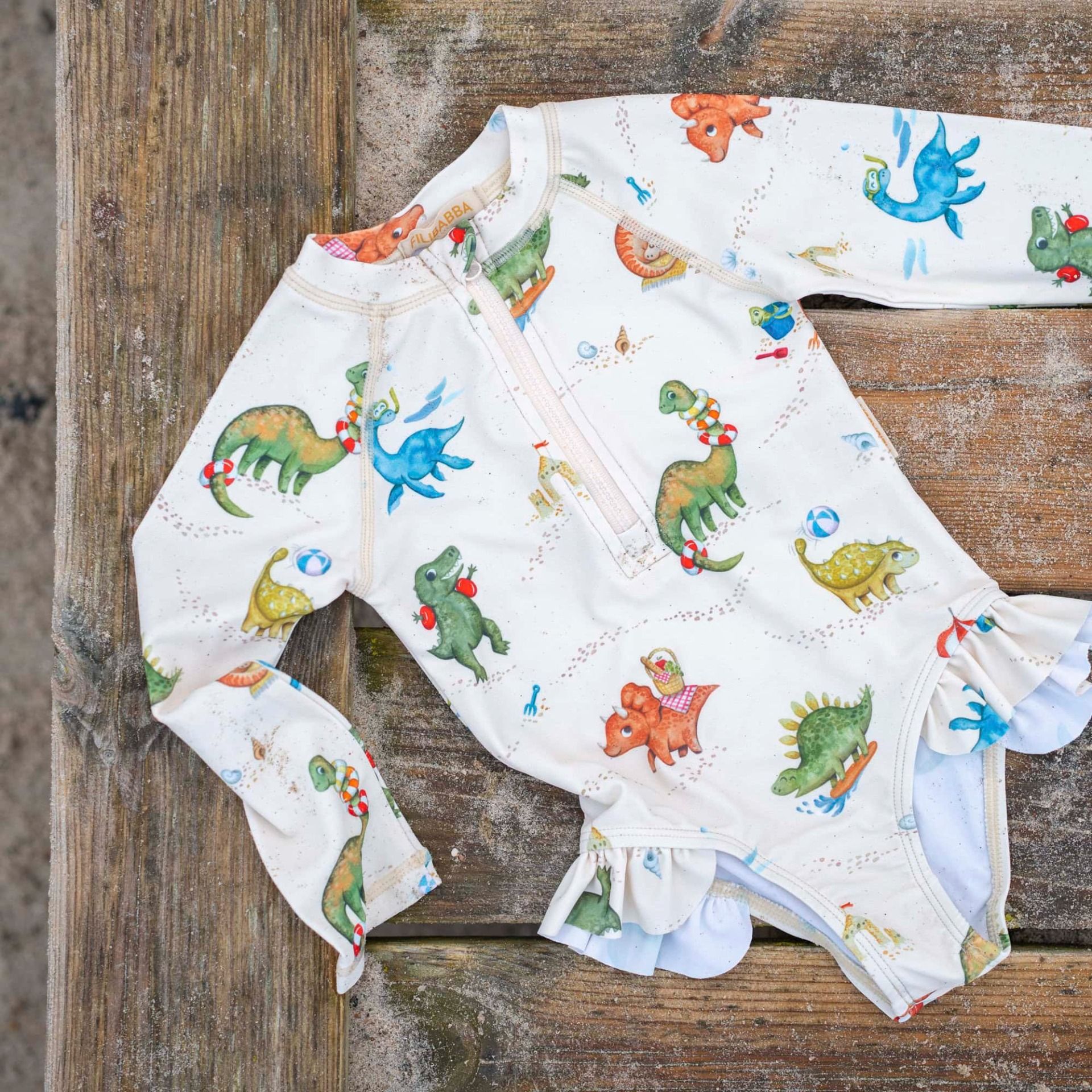 Maillot de bain fille 1pièce Vilje Filibabba Dino Beach