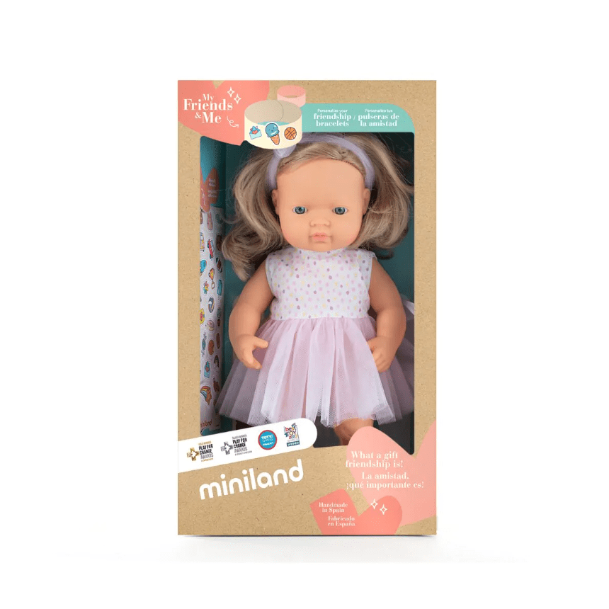 Poupée parfumée fille 38cm Miniland MyFriends&Me Louise