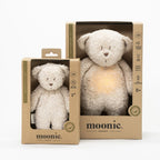 Mini Ours Sensoriel Moonie Sable Peluche Éveil Coton Bio