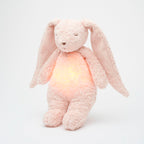 Peluche Lapin Nature Moonie 2.0 sons & lumières rose
