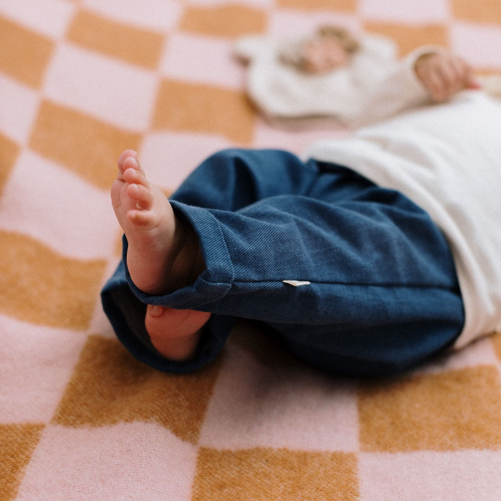 Pantalon été mixte denim bébé enfant Paco L.P.C. bleu