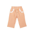 Pantalon été fille Paola L.P.C. coton bio vichic orange
