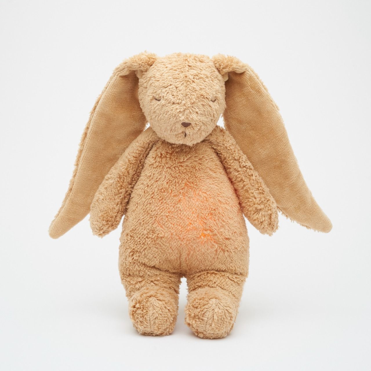 Peluche Lapin Nature Moonie sons & lumières cappuccino