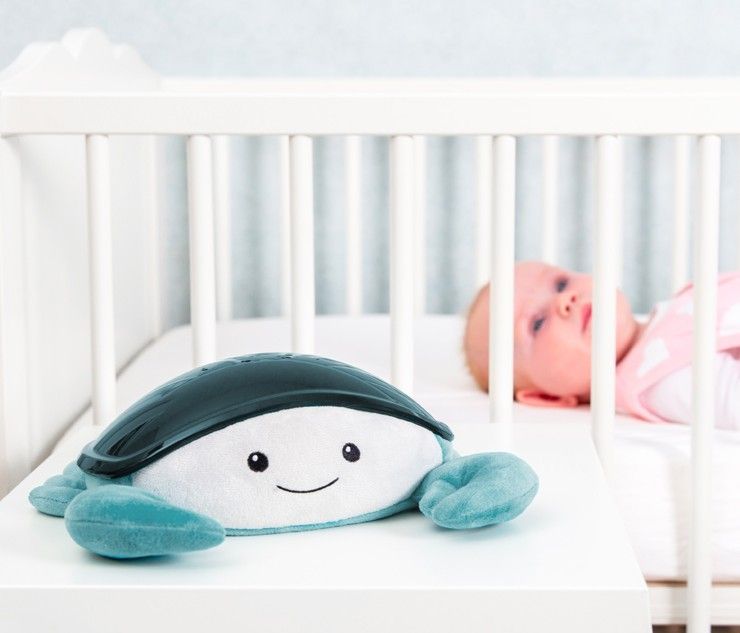 Peluche projecteur lumineux & sonore Zazu Cody le crabe