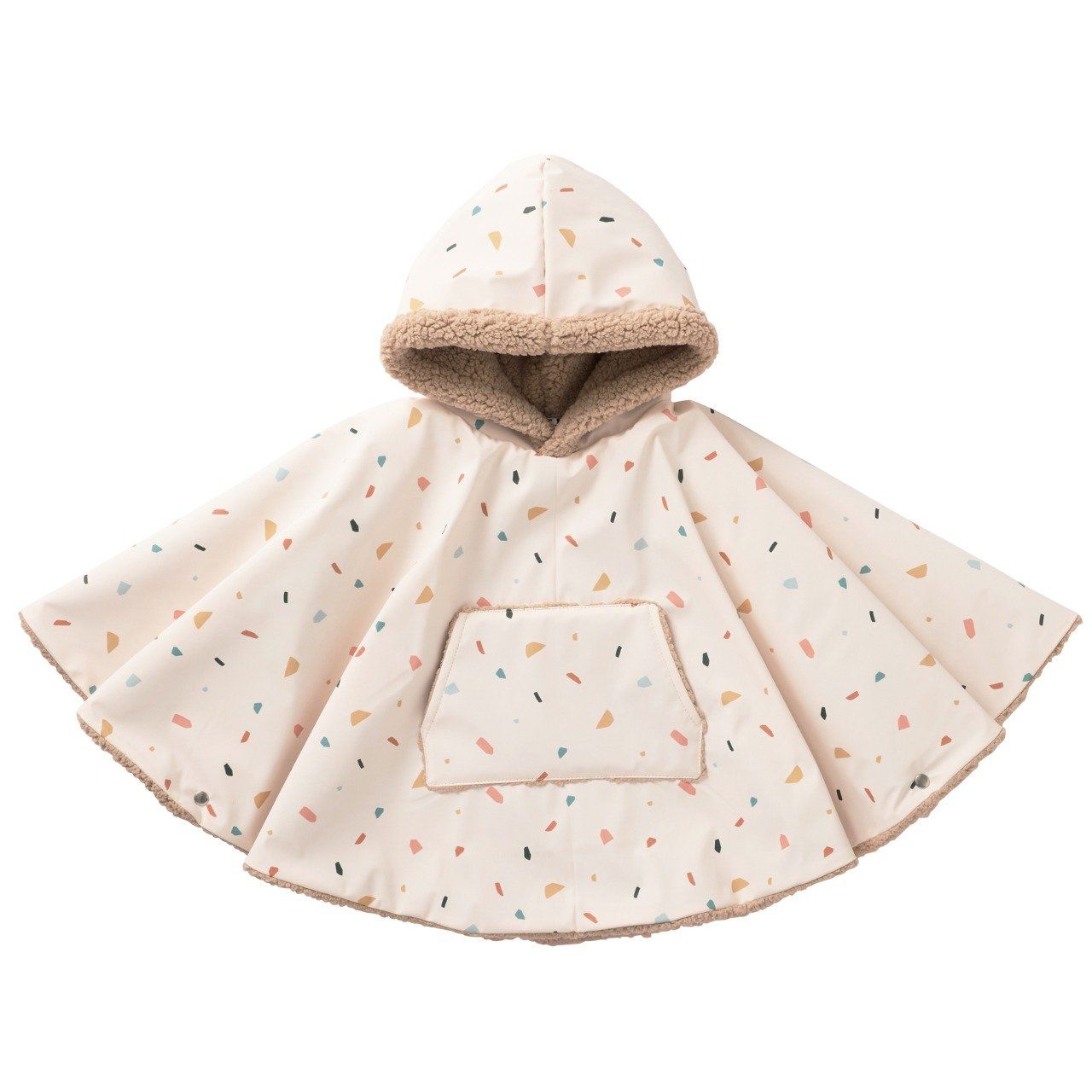 Poncho de pluie ciré bébé imperméable BB&CO terrazzo