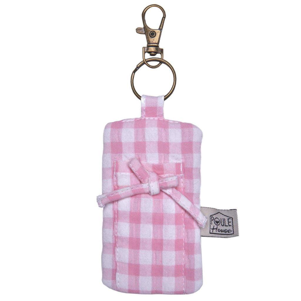 Porte-clés 2 en 1 pour baume à lèvres Poule House