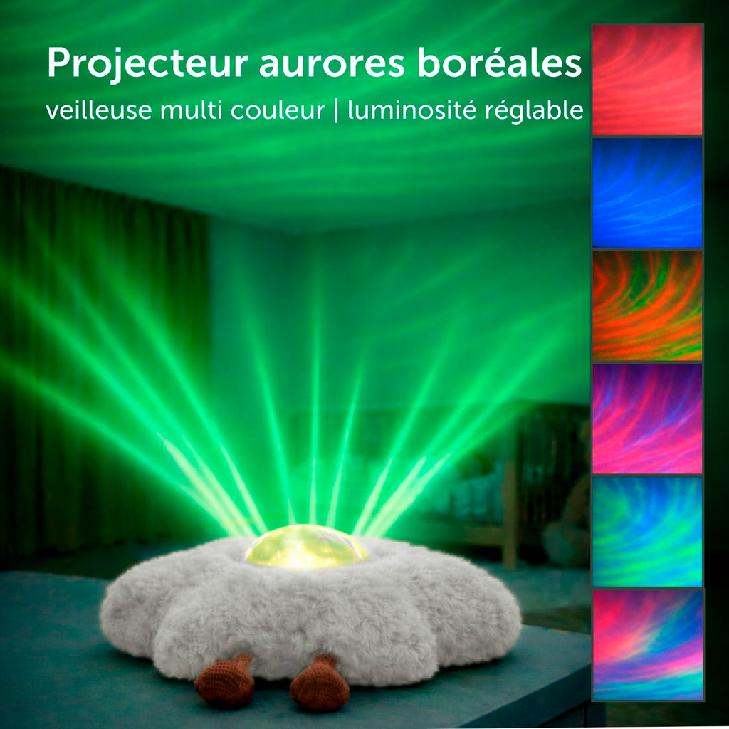 Projecteur Galaxy Zazu Veilleuse Étoiles Sons Apaisants