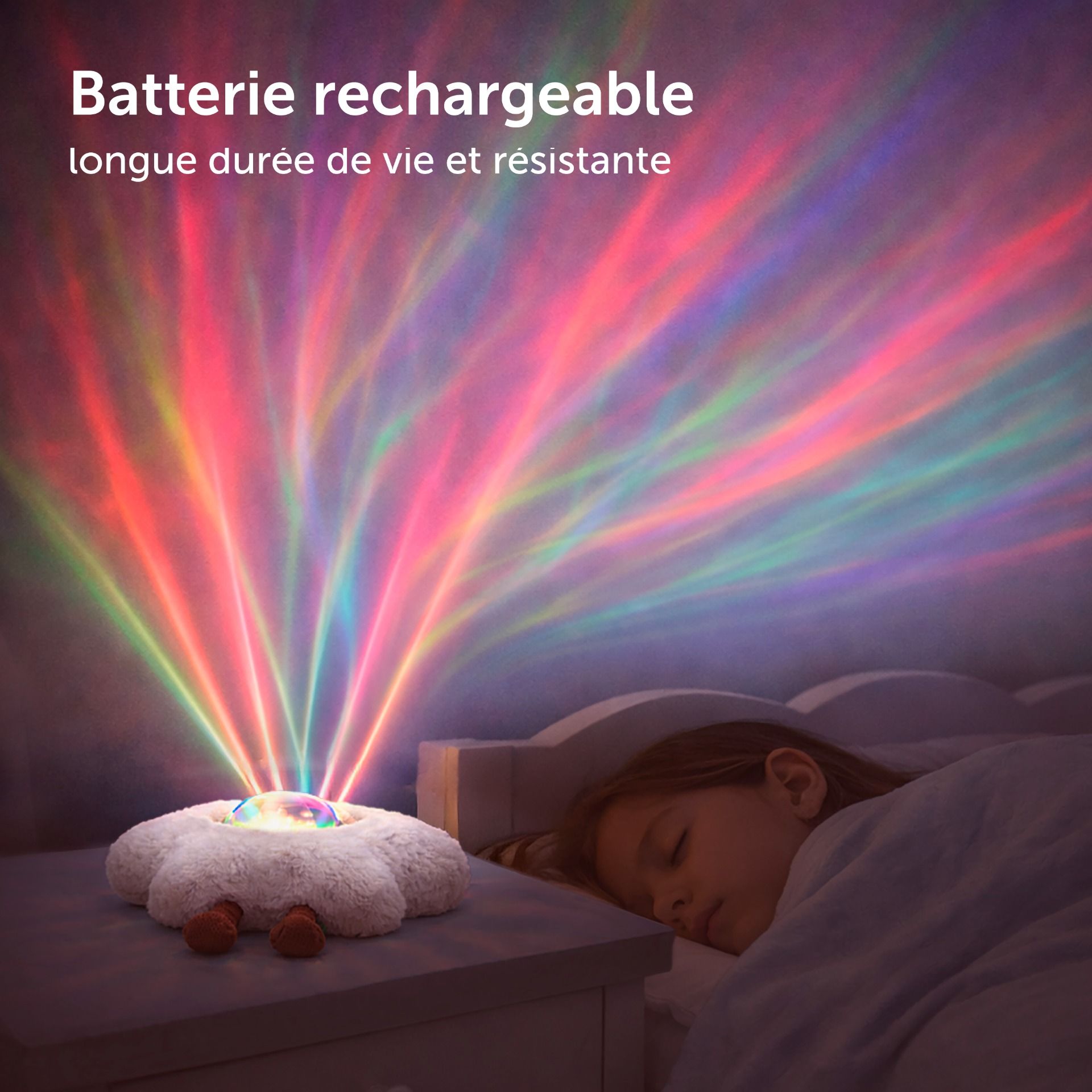 Projecteur Galaxy Zazu Veilleuse Étoiles Sons Apaisants
