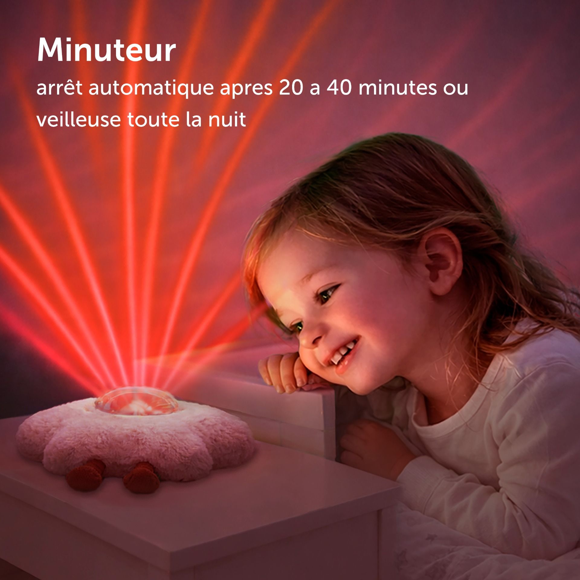 Projecteur Galaxy Zazu Veilleuse Étoiles Sons Apaisants