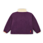 Veste polaire enfant fille Hello Hossy prune