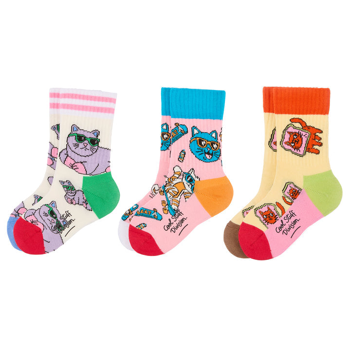 Coffret cadeau chaussettes enfant Hello Hossy cats