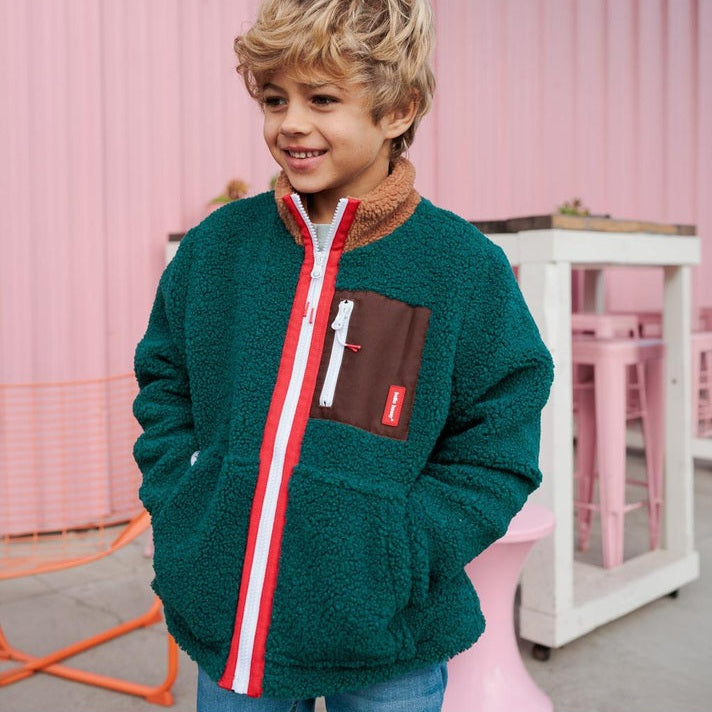 Veste polaire enfant garçon Hello Hossy duck blue
