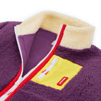 Veste polaire enfant fille Hello Hossy prune