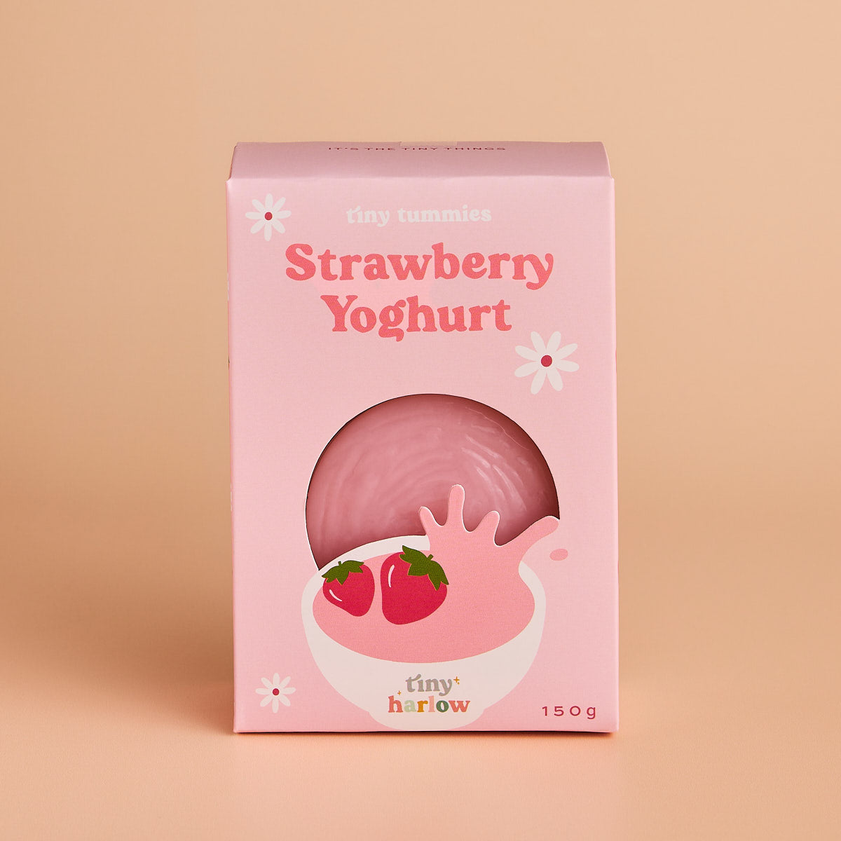 Bol yaourt magique pour poupée Tiny Harlow fraise