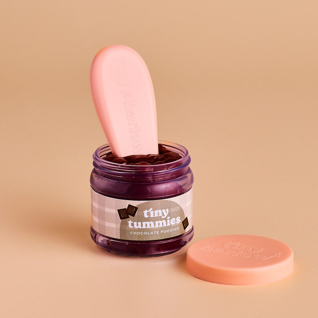 Petit pot parfumé pour poupée Tiny Harlow chocolat