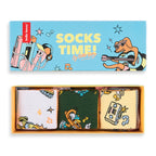 Coffret cadeau chaussettes enfant Hello Hossy Happy Beats