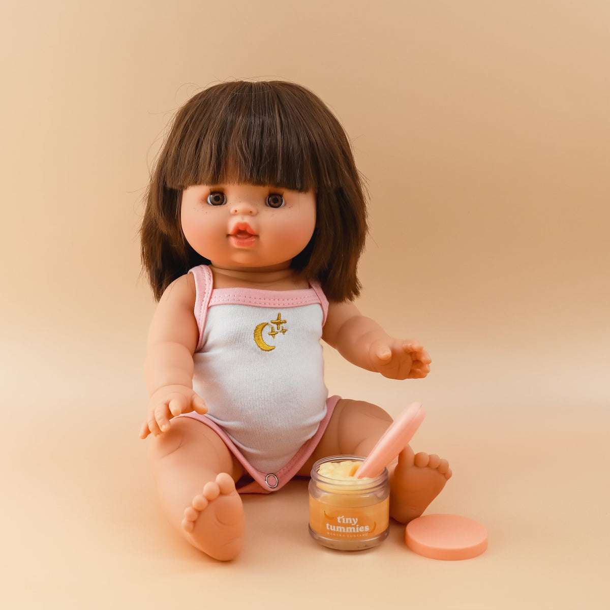 Petit pot parfumé pour poupée Tiny Harlow banane