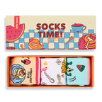 Coffret cadeau chaussettes enfant Hello Hossy food