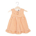 Robe été fille Lizzy L.P.C. coton bio vichic orange
