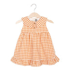Robe été fille Lizzy L.P.C. coton bio vichic orange