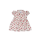Robe été bébé fille col claudine BB&CO gaze coton fleur