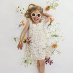 Robe été fille Leonie L.P.C. Jersey coton bio Capucine
