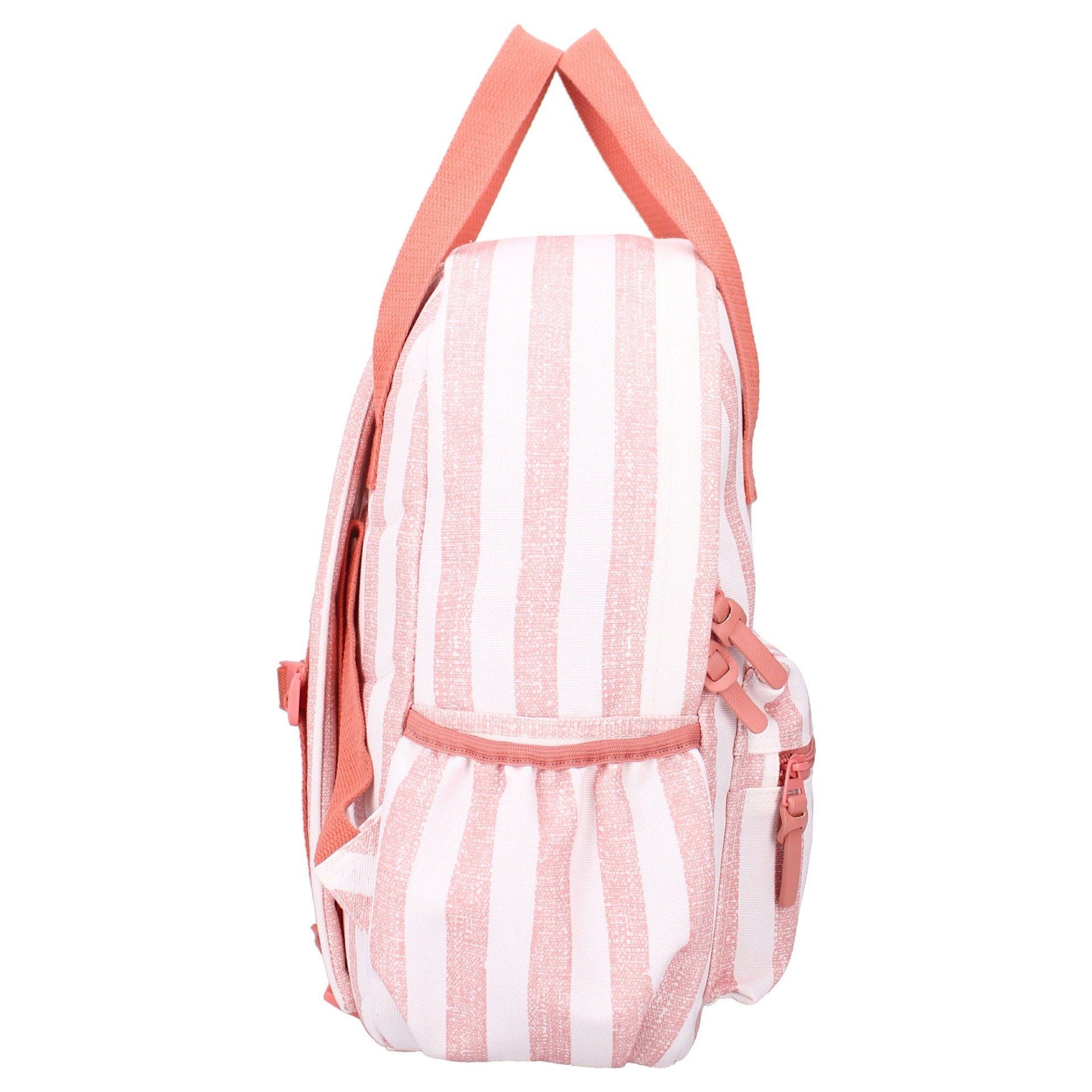 Sac à dos enfant à anses Kidzroom Rayures roses