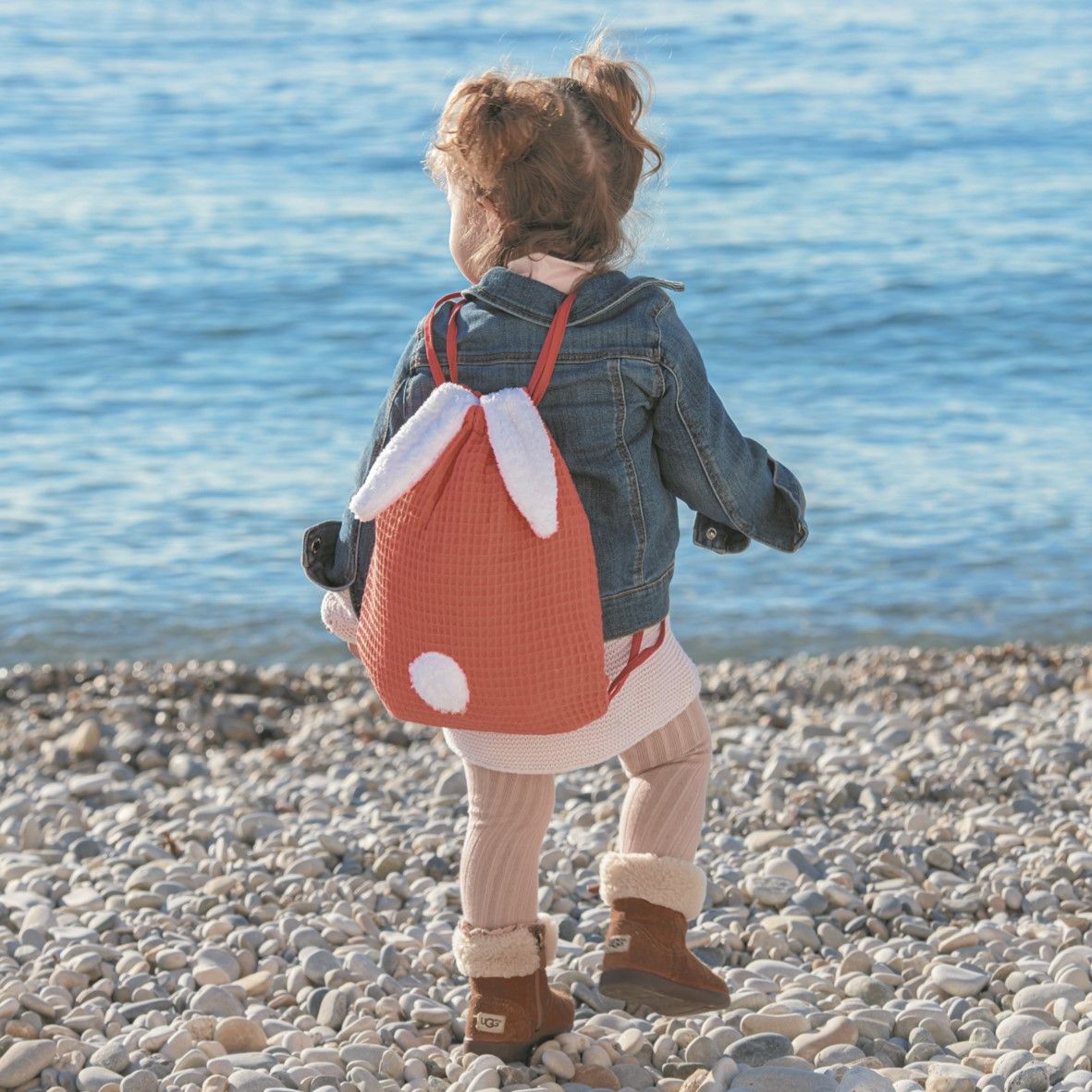 Mon premier sac à dos enfant lapin BB&CO marsala