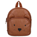 Sac à dos enfant Kidzroom ourson similicuir cognac