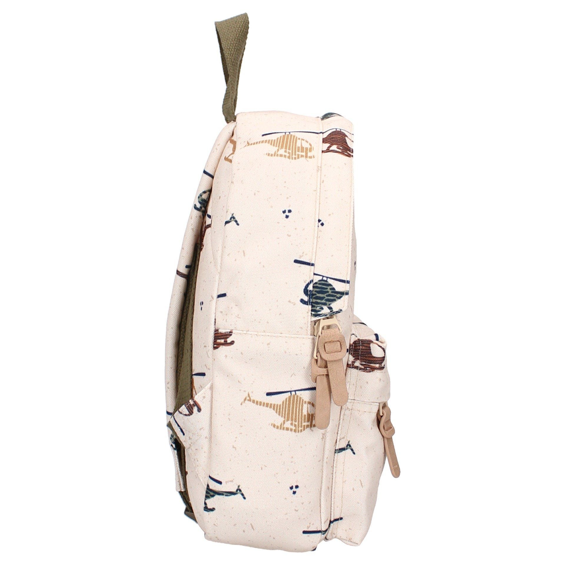 Sac à dos enfant Kidzroom Hélicoptères beige