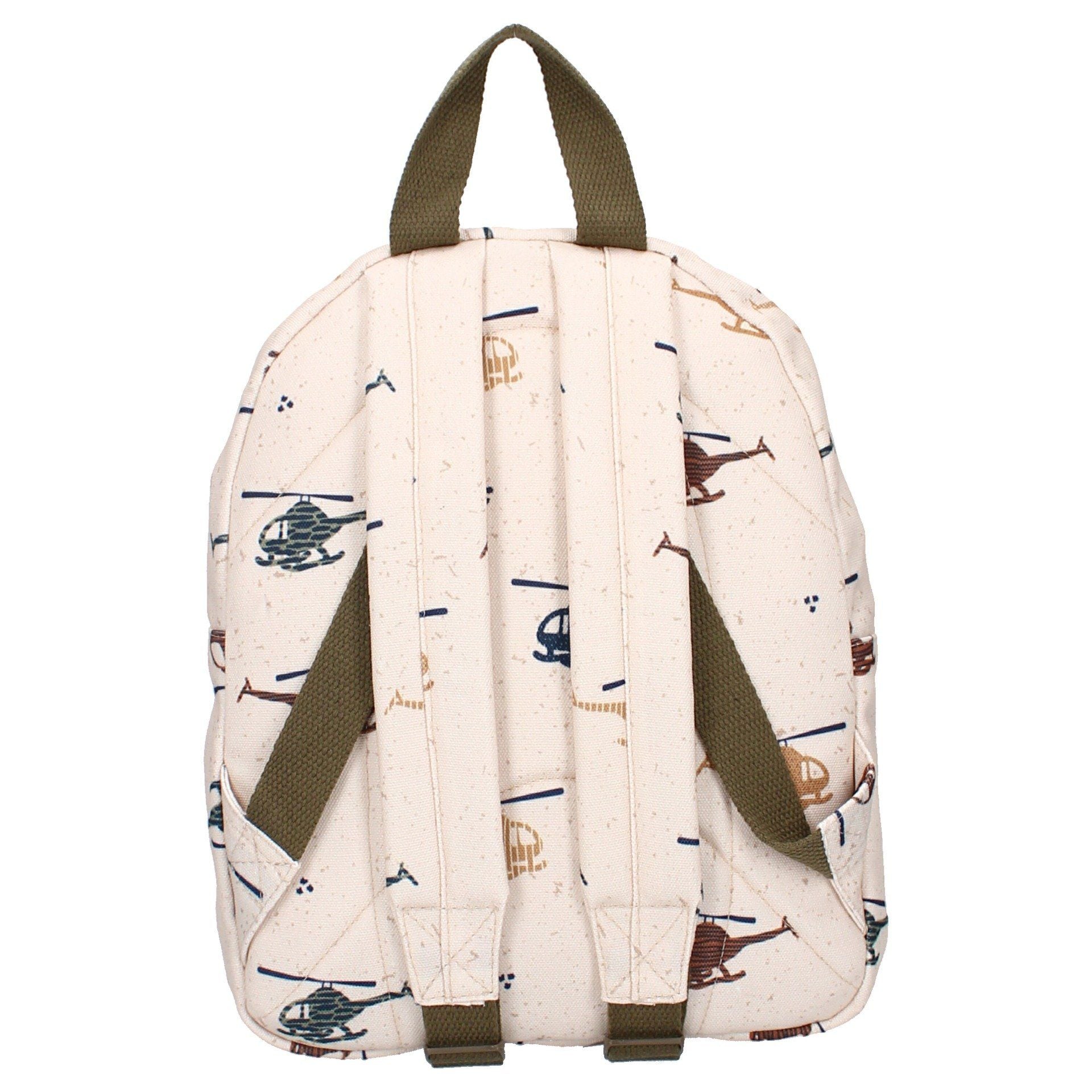 Sac à dos enfant Kidzroom Hélicoptères beige