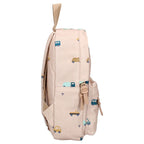 Sac à dos enfant Kidzroom voitures beige