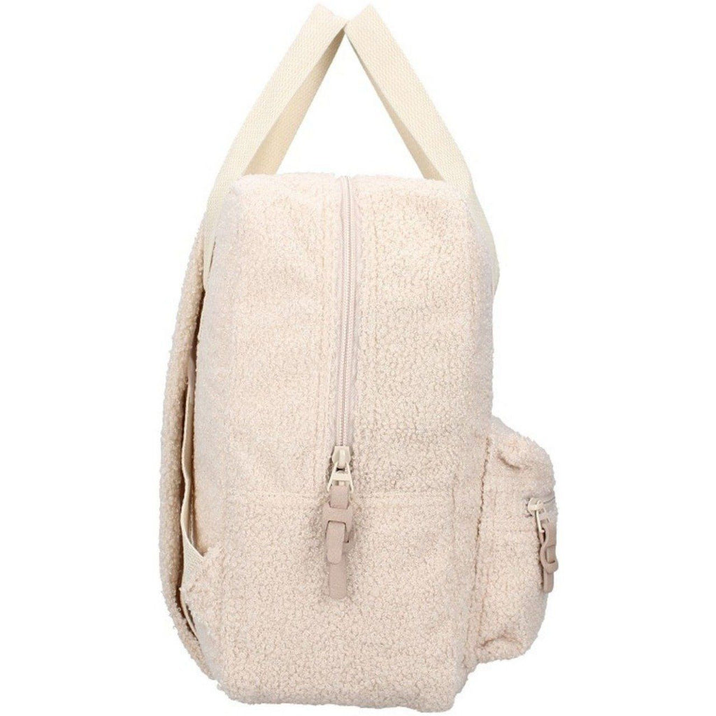 Sac à dos enfant Kidzroom Teddy bouclette beige